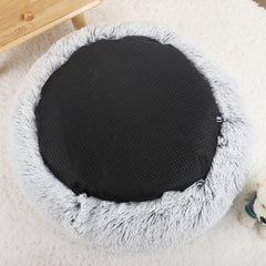 Donut Dog Bed for Large Dogs Plush Beds Pets Round Accessories Small Basket Sofa