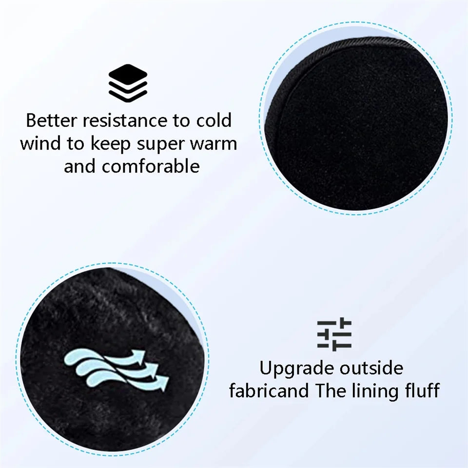 Wireless Ear muffs Bluetooth Headphones Earmuffs Winter Earplug Casual Cap Sports riding warmer Earmuff men women music Earphone