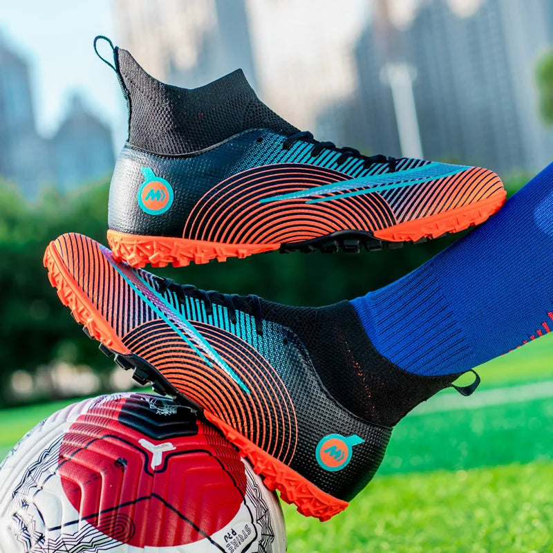 Soccer Shoes Society TF/FG Athletic Shoe Cleats Football Man Genuine Soccer Shoe