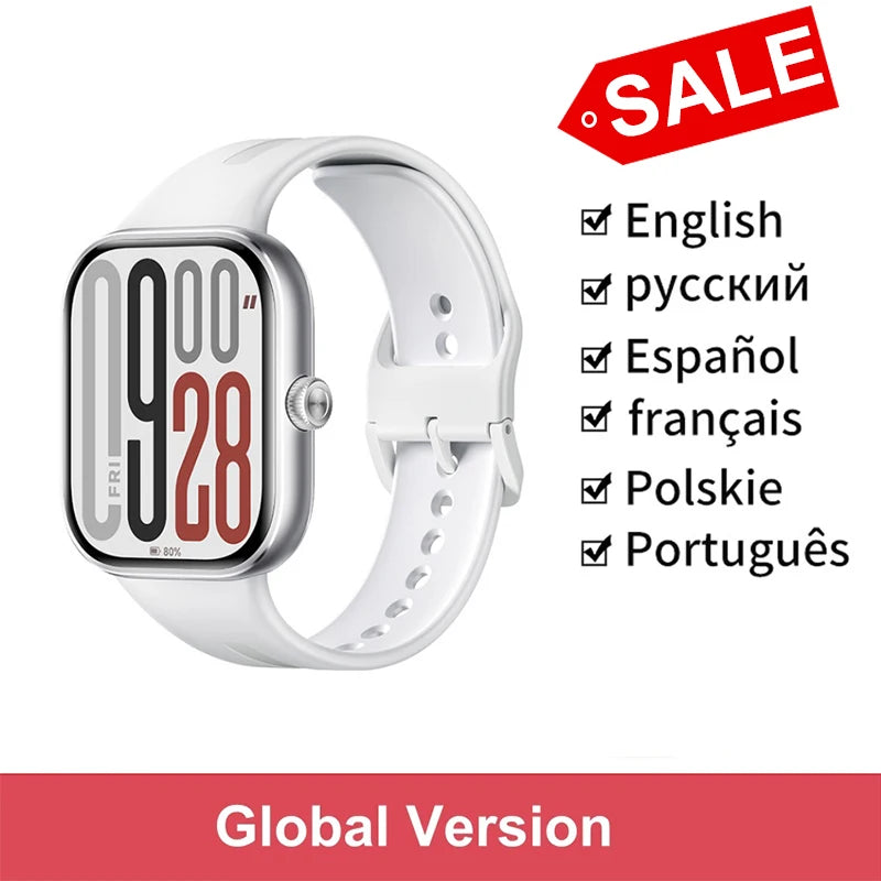 Global Version Redmi Watch 5 2.07" AMOLED display 150+ sports modes  550mAh Battery Heart Rate Blood Oxygen Monitor