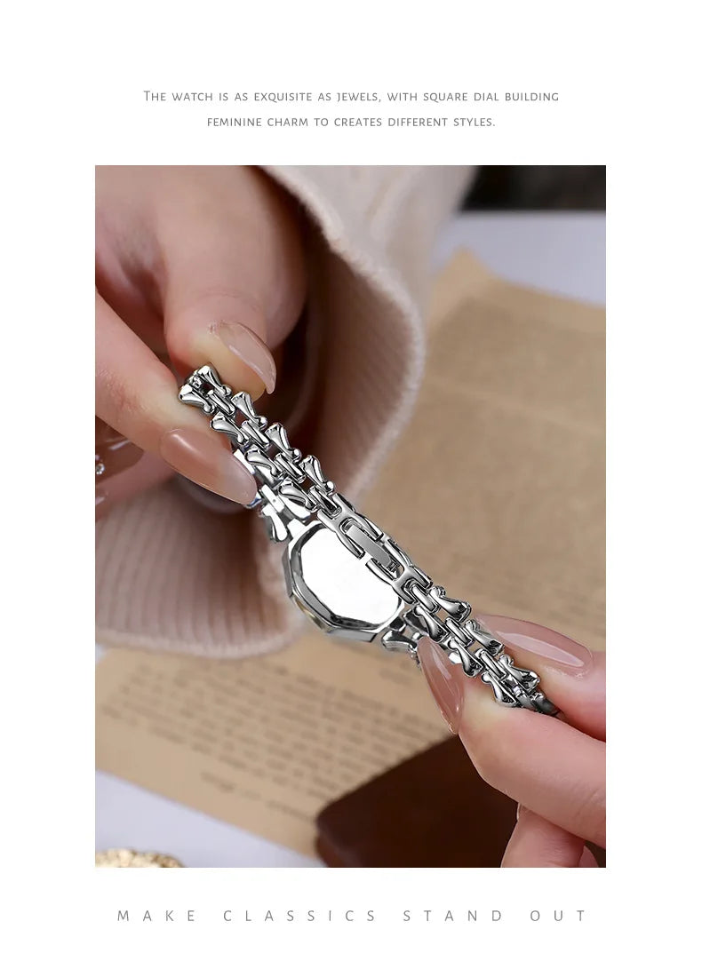 GEDI Brand Ladies Watches are Exquisite Light Luxury Retro Metal Bracelets high-end Waterproof Women Fashion Quartz Wristwatches