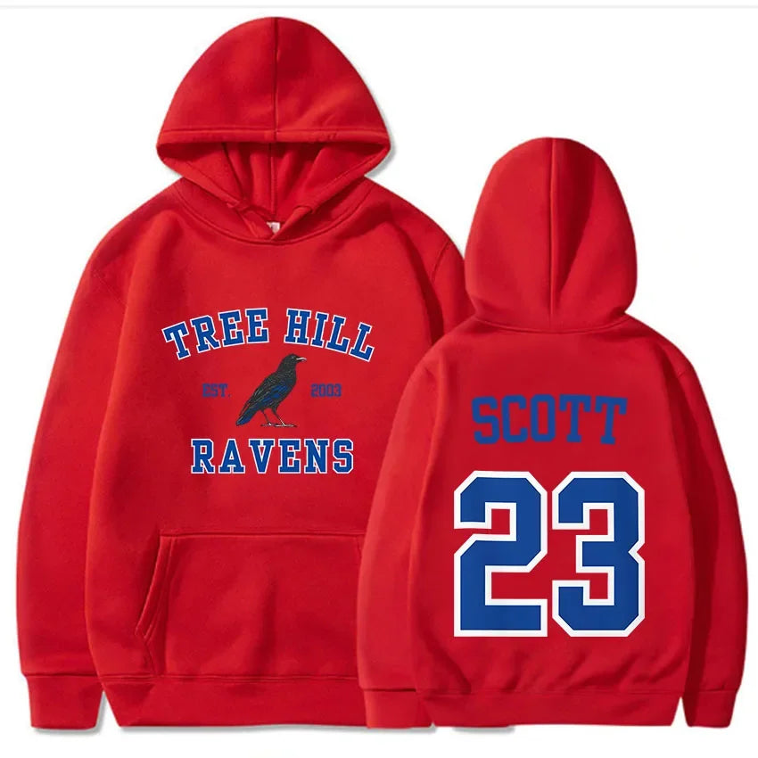 Women Hoodies TREE HILL RAVENS Scott23 Graphic Sweatshirts with Pocket Keith