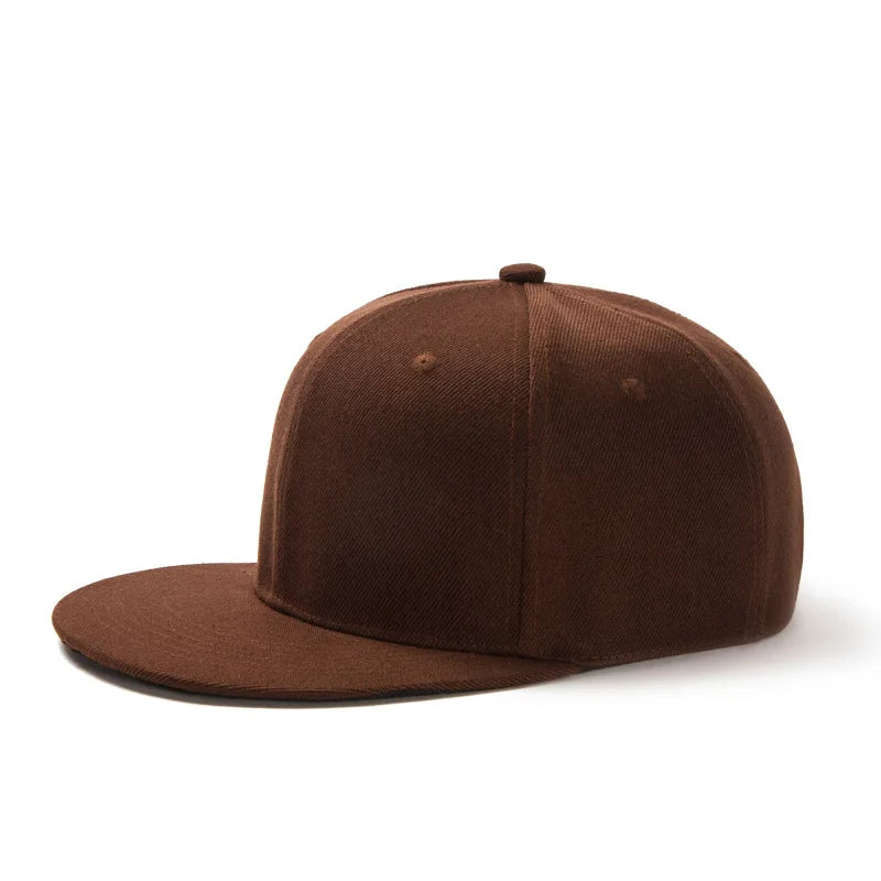 Customized Blank Flat Brim Baseball Cap Men Hip Hop Snapback Sun Hat Women Spring Print Embroidered Logo Visor Cap Streetwear