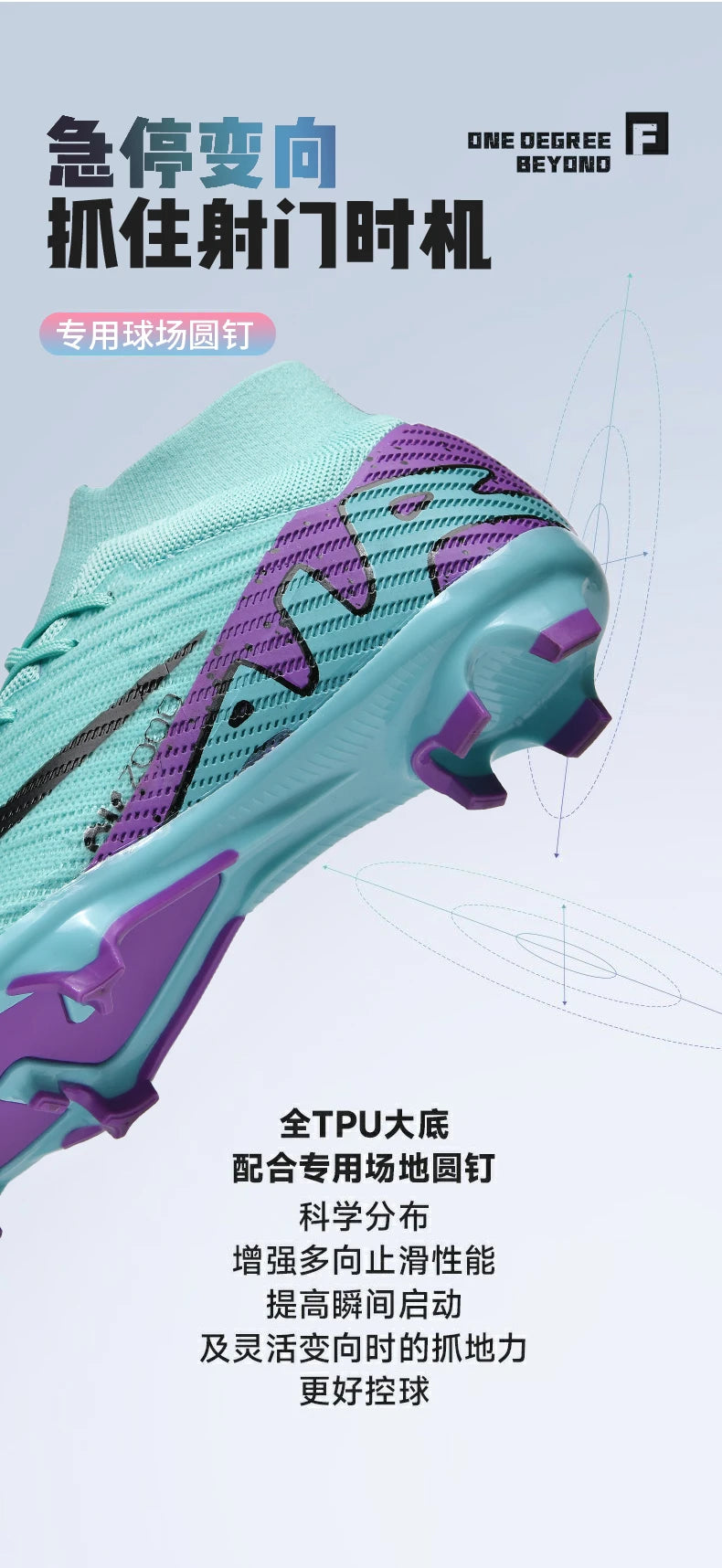 Men Soccer Shoes Grass Society Training Football Boots Cleats