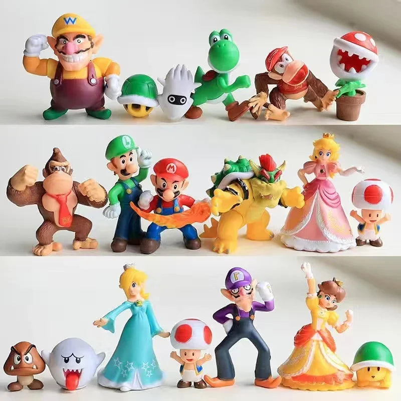 2022 New Anime Super   Bowser  Figures PVC   Toy model For kids birthday Collectible gifts