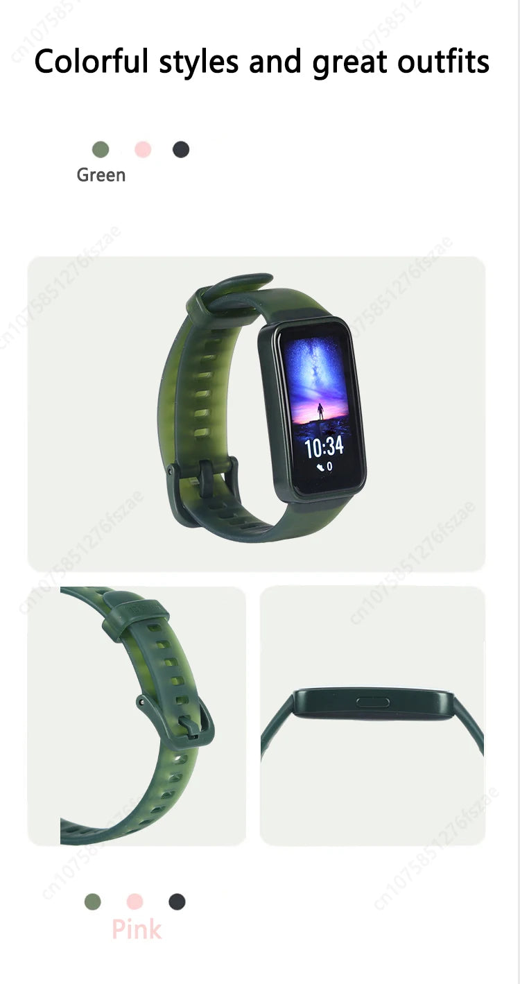 Original HUAWEI Band 8 Smart Band All-day Blood Oxygen 1.47'' AMOLED Screen Heart Rate Smartband 2 Weeks Battery Life