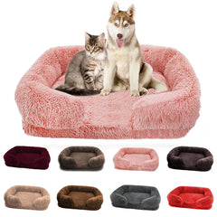 Large Dog Bed Plush Ring Cat Puppy Winter House Sleeping Mats On The Floor Sofa