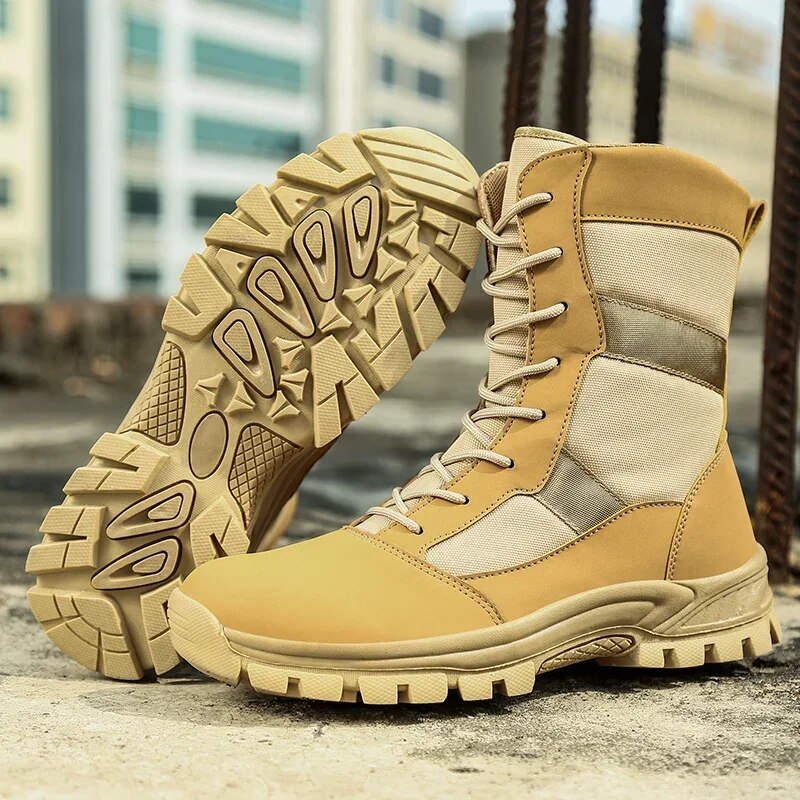 Men Military Boots Lightweight Hiking Boots Special Force Sneakers Desert Tactical Boots