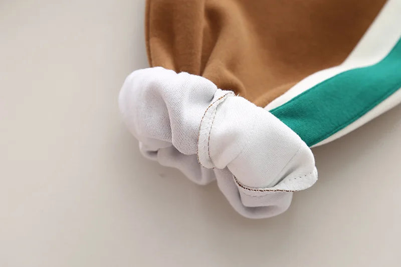 Boys Clothes Sets Spring Autumn 2025 Children Cotton T-shirts Coats Pants 2pcs Sports Suit For Baby Tracksuits Kids Outfits 4 5Y