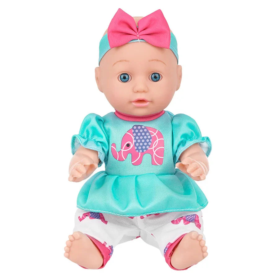 12inch Realistic Reborn Baby Doll For Kids Cute Baby Doll Movable Doll With Jumpsuits Birthday Gifts Children's Toys
