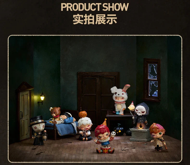 POP MART Hirono Monsters Carnival Series Blind Box Toys Kawaii Anime Action Figure Surprise Guess Bag Mystery Box