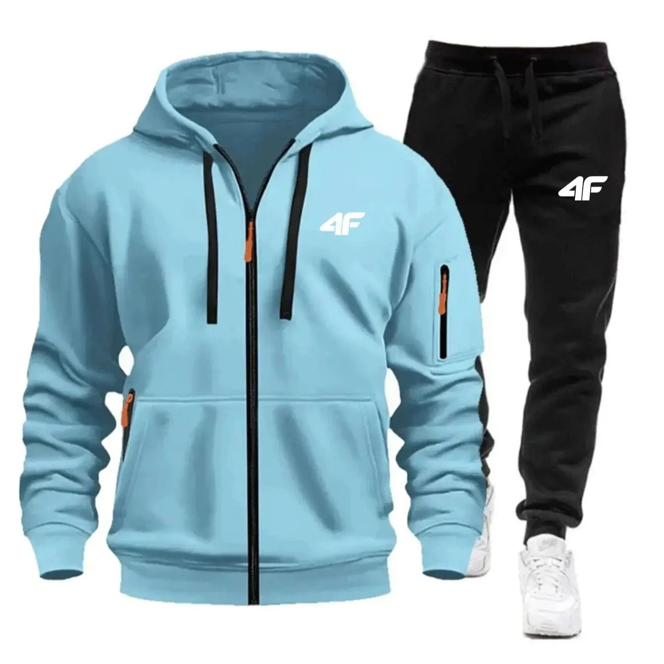 Sets for Men Two Piece Outdoors Mens Tracksuit Set Hot Sales Sportswear Man Sweatpants Hoodie Fashion Comfortable Casual Jogging