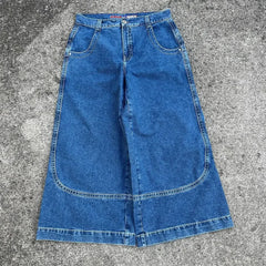 JNCO Jeans: Y2K Harajuku Hip Hop Baggy Jeans