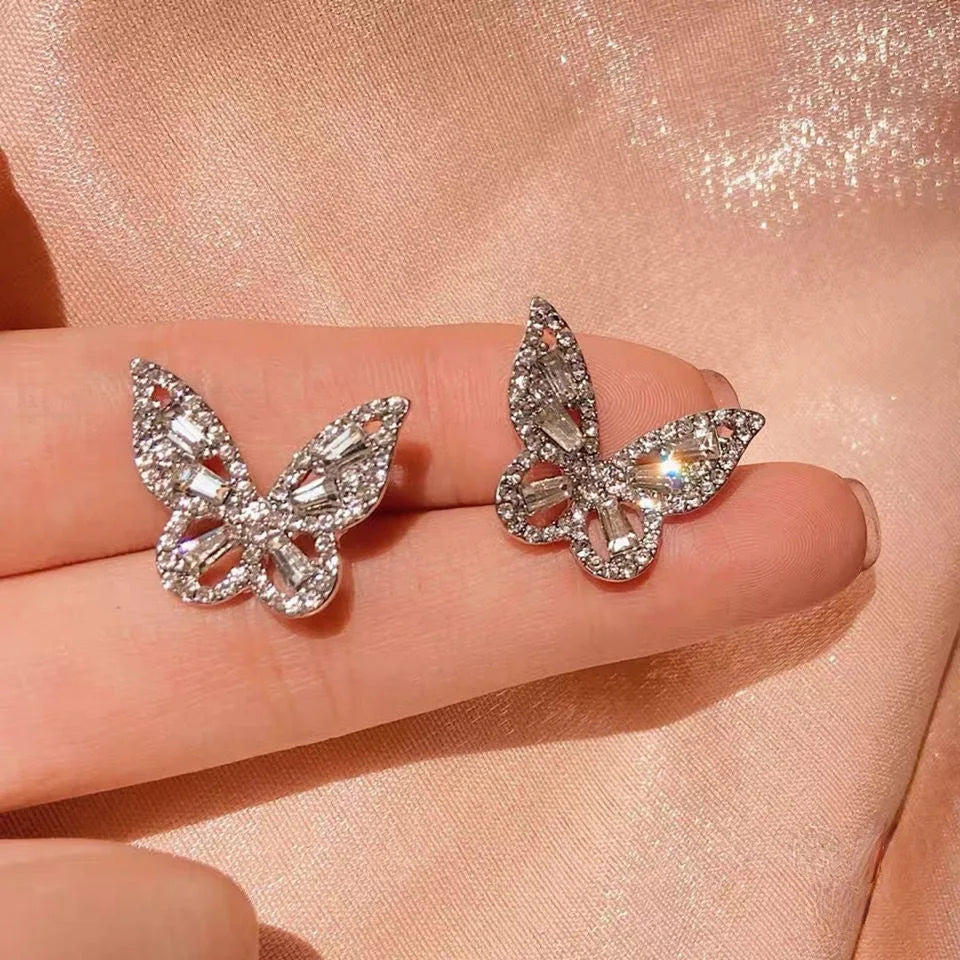 Simple Black Bow Love Earrings for Women Fashionable Personalized Beautiful Daily Accessories Party Jewelry Premium Gifts