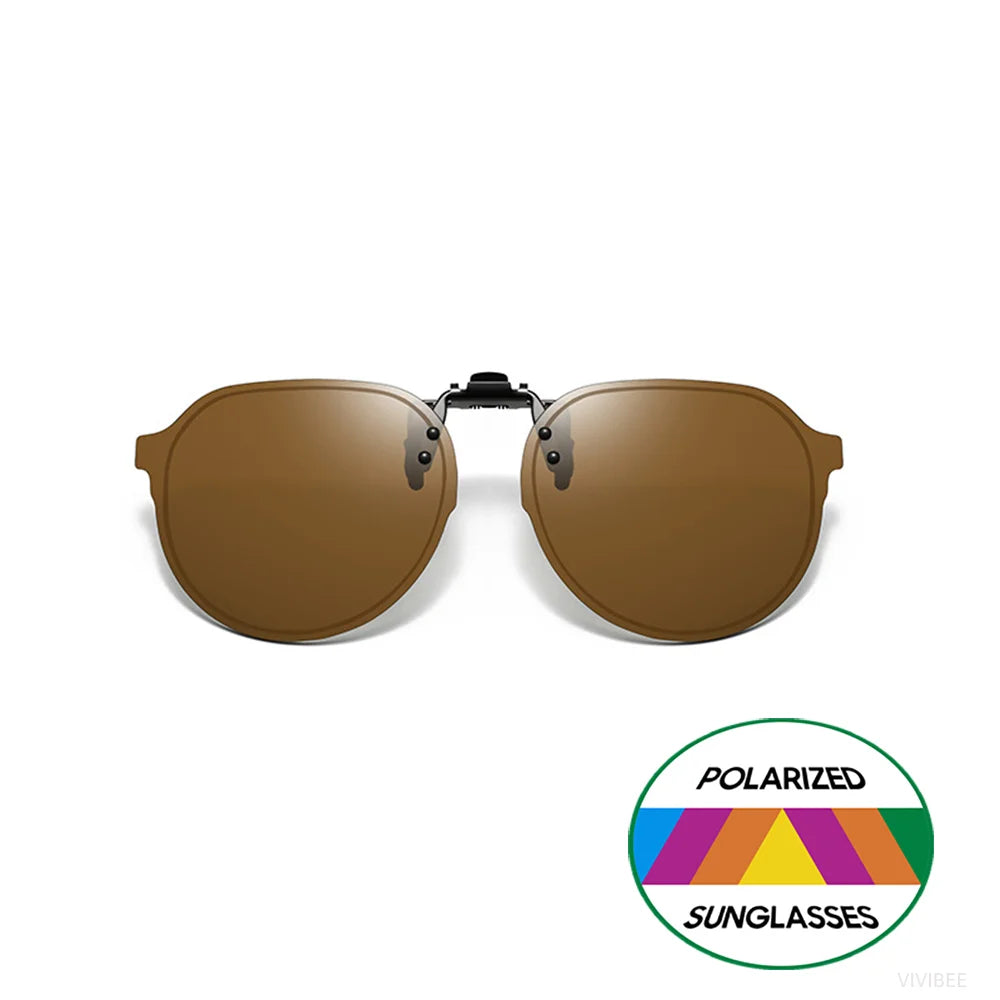 Sunglasses Women Big Size Driving Sun Glasses with Clips
