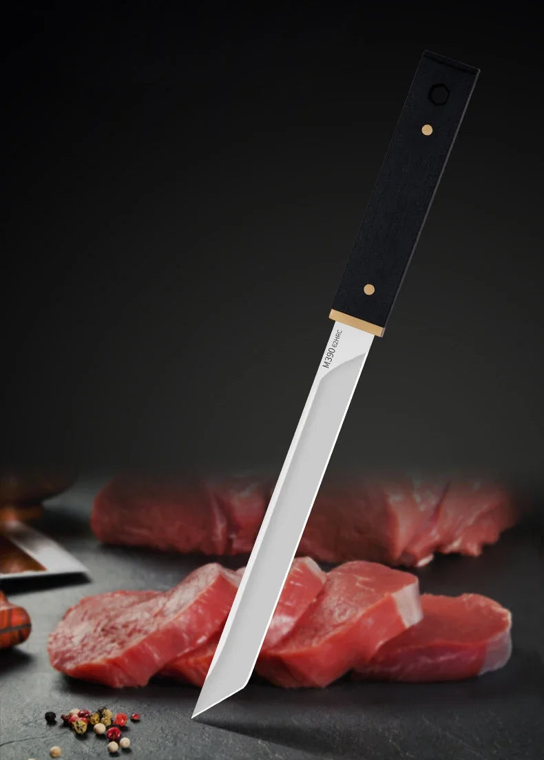 Kitchen Meat Cleaver Stainless Steel Slicing Knife Barbecue Sharp Fruit Watermelon