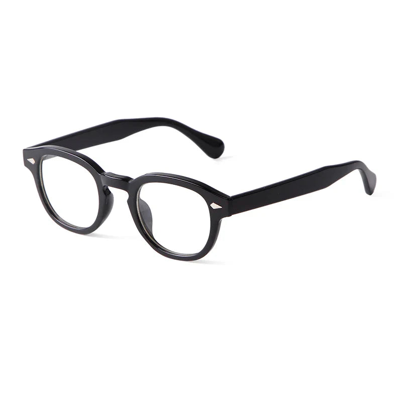 Fashion Transparent Blue Round Sunglasses Women Men 2024 Retro Rivet Tortoise Small Square Sun Glasses UV400 Lunettes De Soleil