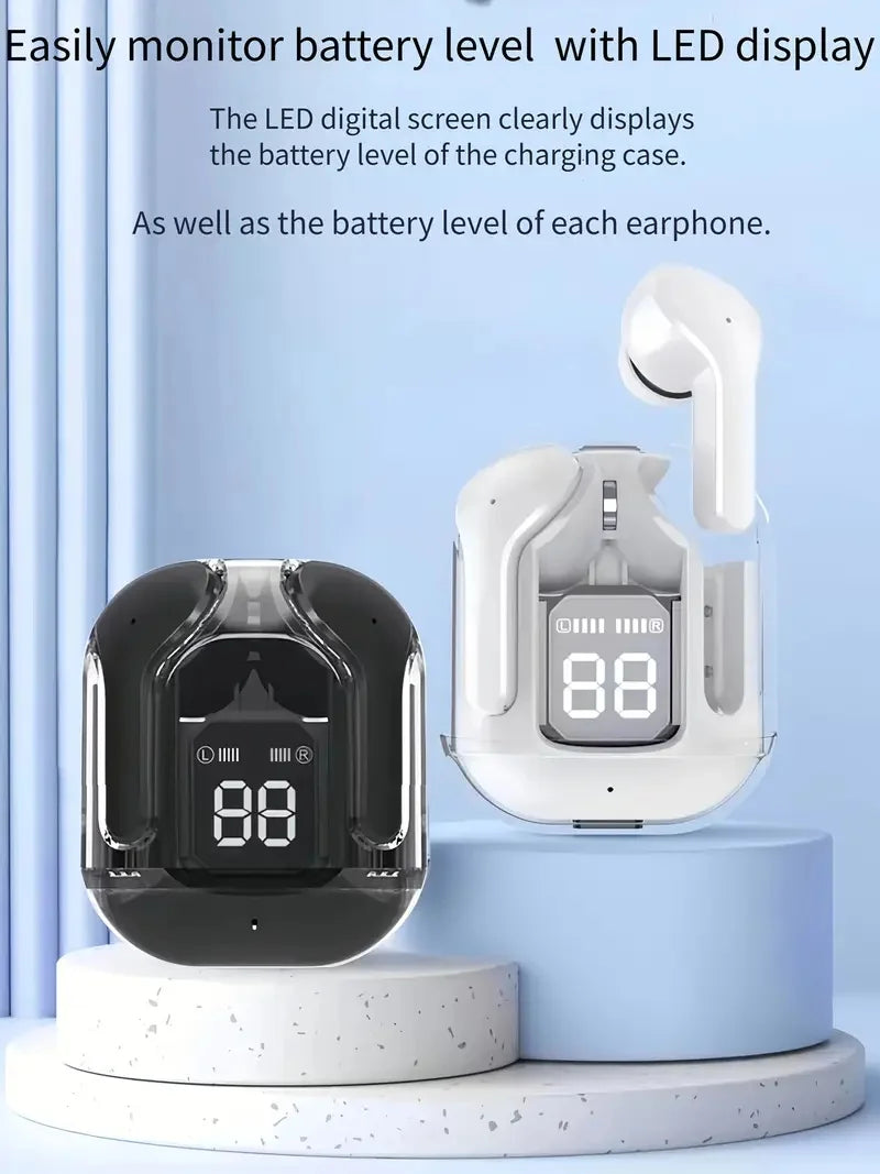 Wireless Earbuds LED Power Digital Display Headset Stereo Sound Bluetooth Earphones for iPone Xiaomi Lenovo Headphone