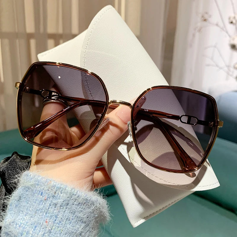 Polarized Sunglasses Women UV400 Gradient Lens Sun Glasses