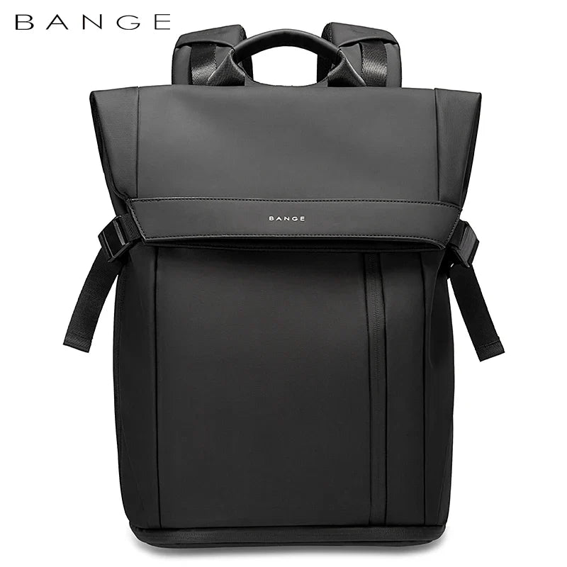 Bange Men Fashion Backpack 15.6 inch Multifunctional Waterproof Backpack Daily Travel Bag Casual School Rucksack with Buckle