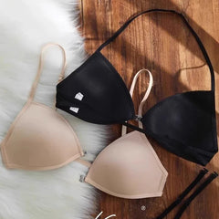 Beauty Back Bra Front Buckle Underwear For Women French Bra Small