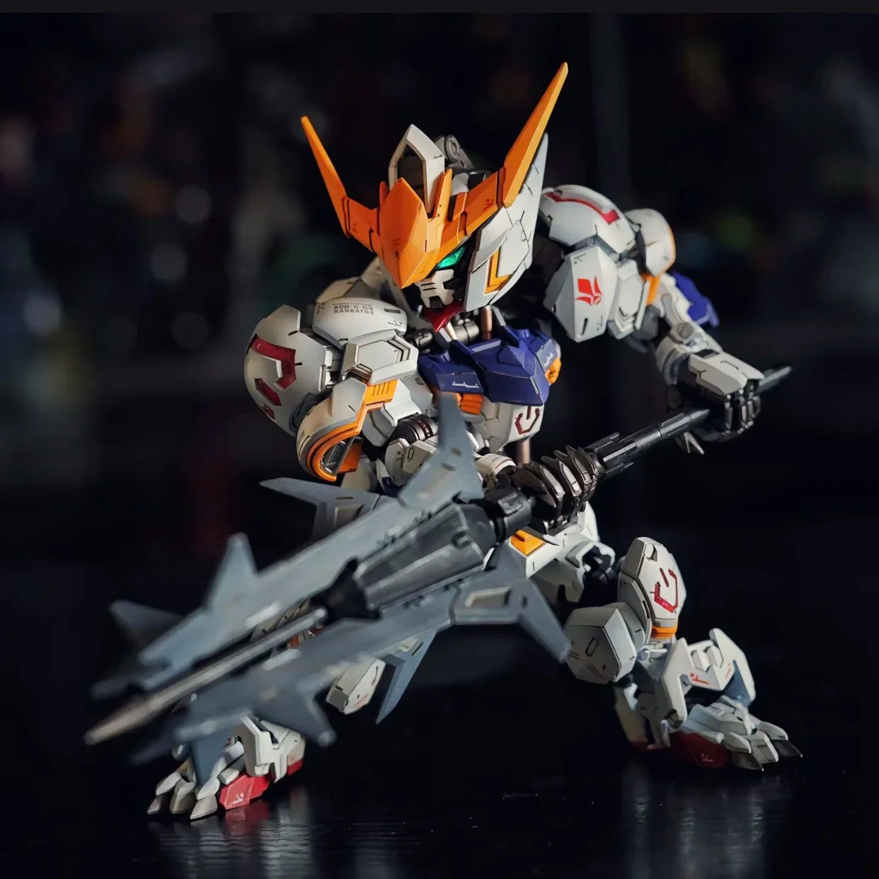 Barbatos Mgsd Assembly Model Kit Action Figures Comes With Water Decals Free Display Stand Desktop Decoration Boys Surprise Toys
