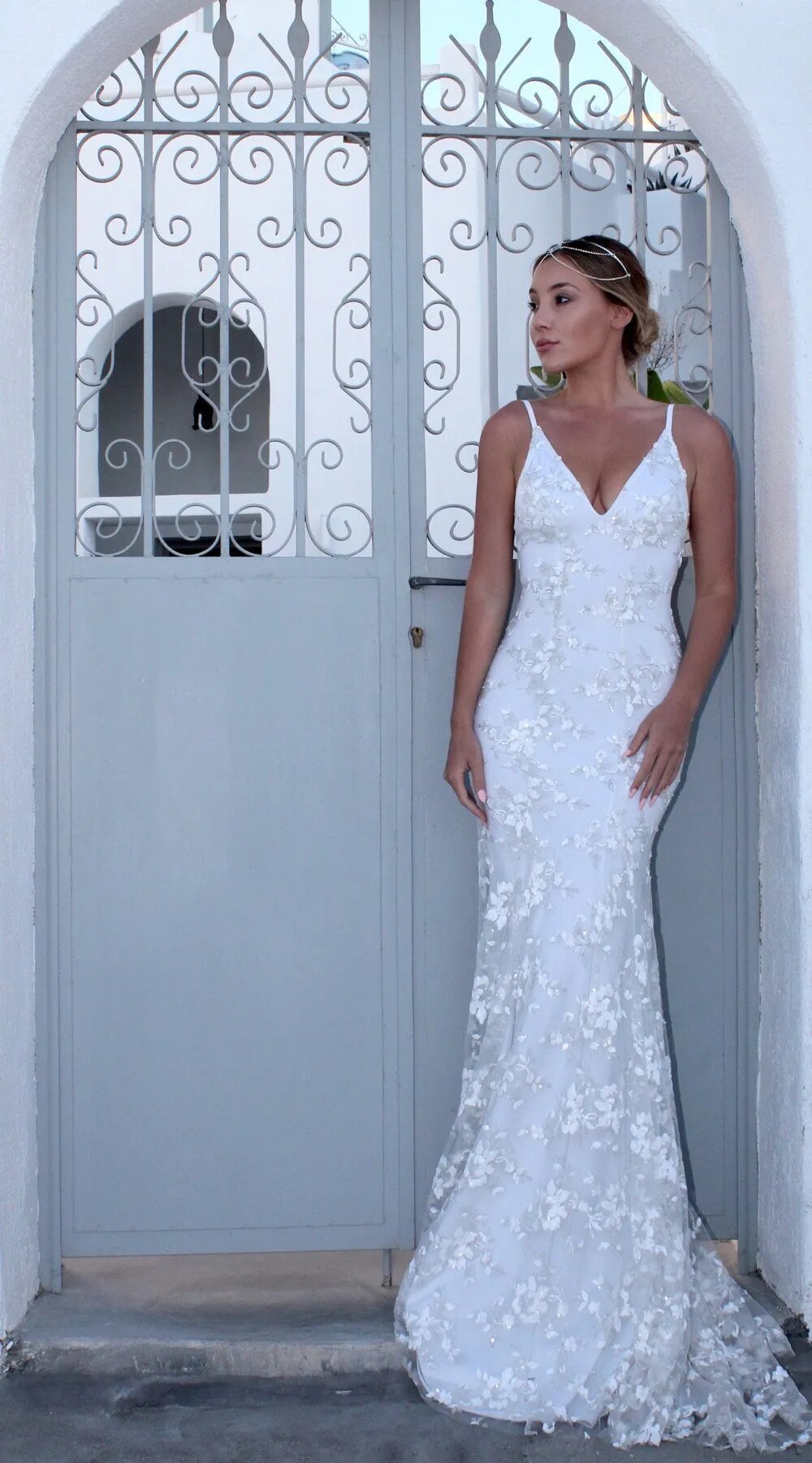 Sexy V-neck Suspender Simple Wedding Dress 2023 Vestido De Noiva Robe De Mariee Bride Dress