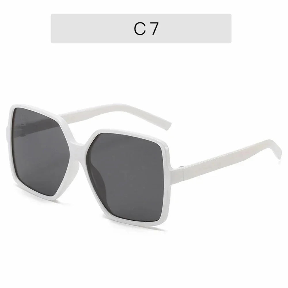 Sunglasses Women Big Frame Colorful Sun Glasses Female Mirror Oculos