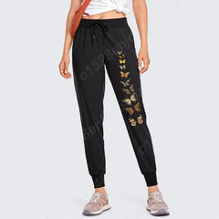 Printed Sports Sweatpants Loose Long Pants Jogger Trousers Women Casual Fitness