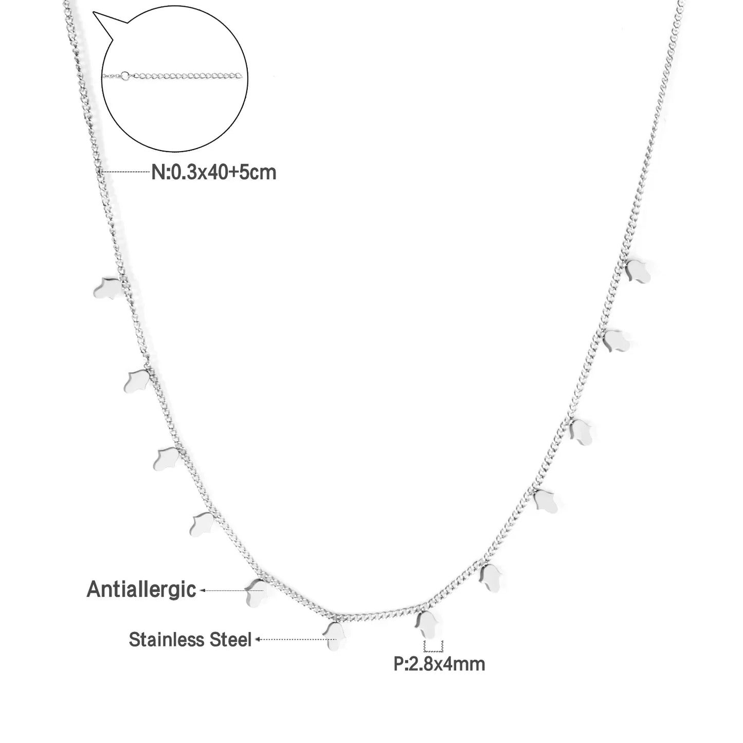 LUXUKISSKIDS Woman Collier бижутерия Golden Chains Necklaces Bohemia Star Heart Elegant Stainless Steel Jewelry Trendy
