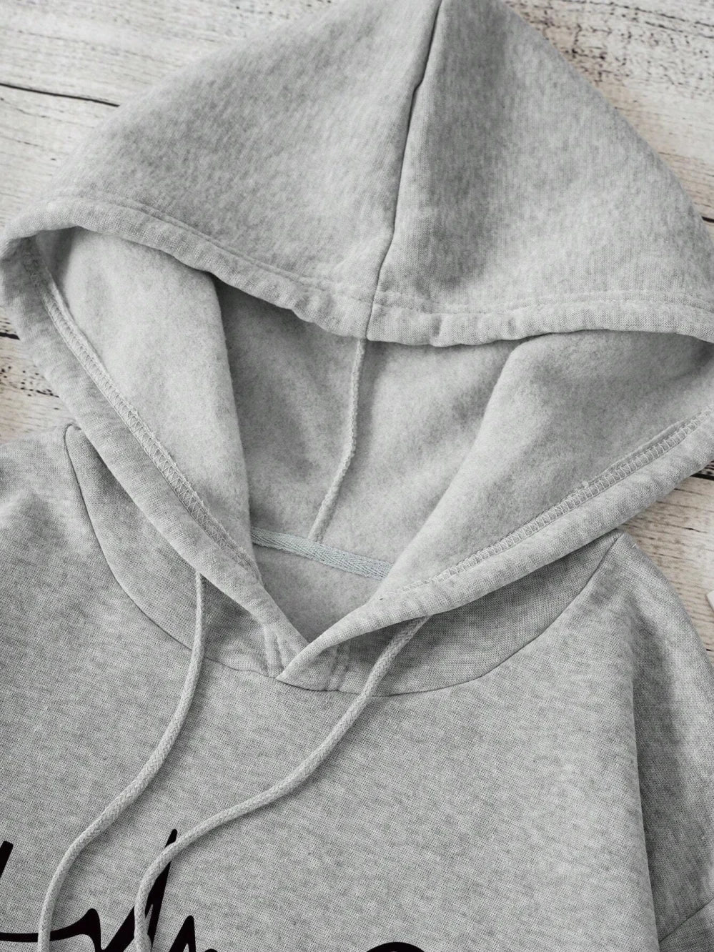 Faith Hope Love Letter Graphic Women Hoody Street Casual Loose Sweatshirt