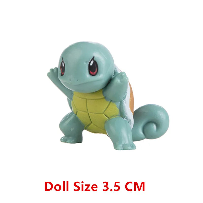 Pokemon Cartoons Movie Anime Figure Gengar Charizard Pikachu Collection Model Pocket Monster Action Toys Kids Christmas Gifts