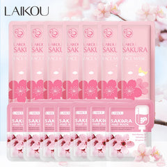 14pc Sakura Mud Face Mask + Sleeping Masks Anti Wrinkle Night Facial Packs Skin Clean Dark Circle Moisturize Anti-Aging Skincare