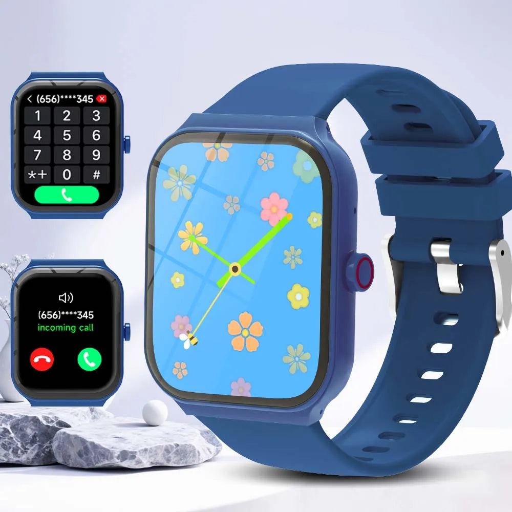 NEW Square Smartwatch Touch Screen Bluetooth Call Camera Control Music Play Message Push Sports Mode for Men Women Kids 2026