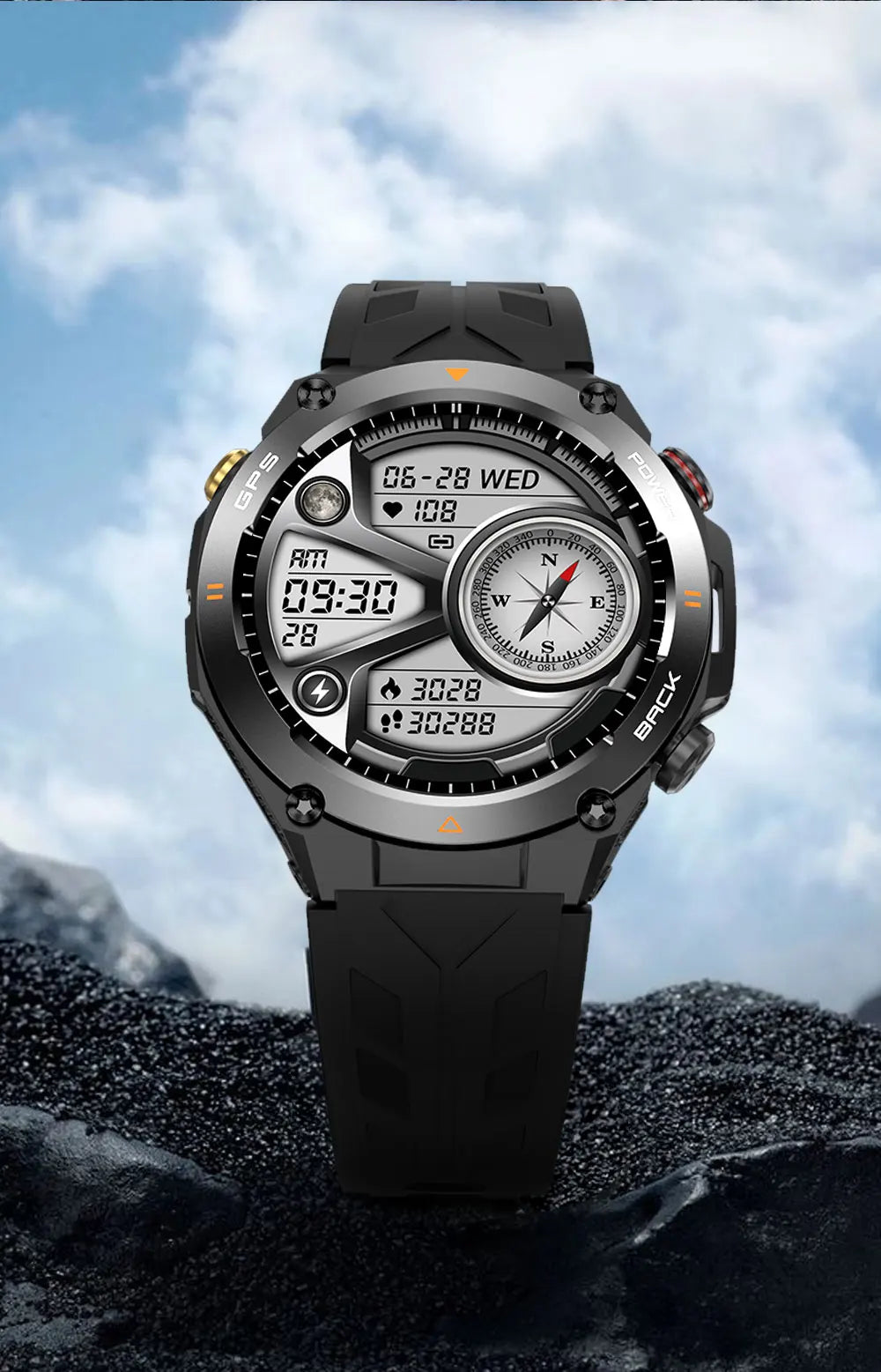 Xiaomi GPS Sports Smart Watch Men Waterproof Fitness Tracker Bluetooth call