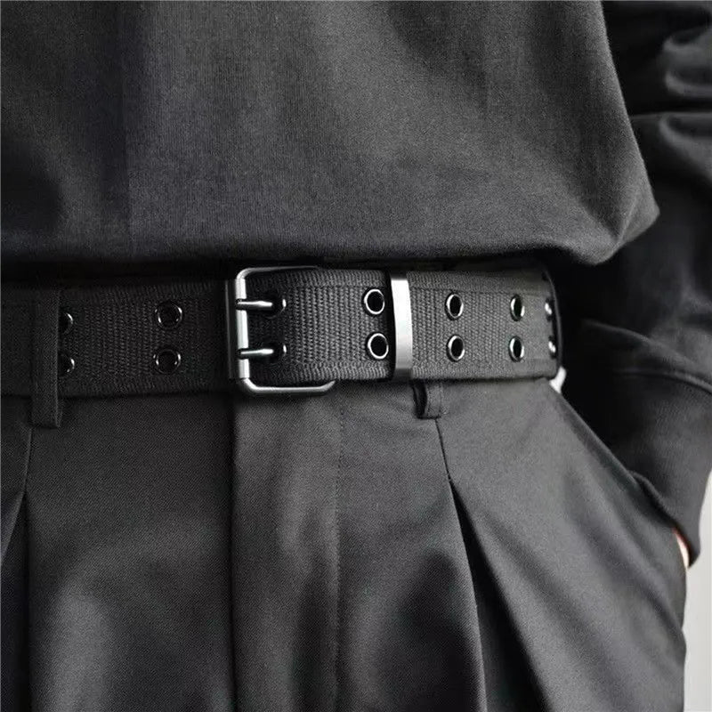 Men Belts Canvas Nylon Webbing Belt Fashion Casual Designer Unisex Belts High Quality Sports Military Strap Cargo Pants Belt