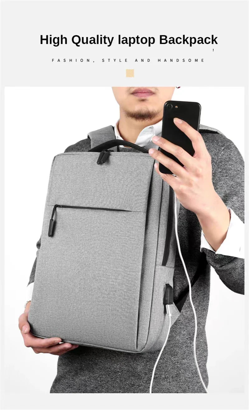 Laptop backpack travel Multifunctional Large capacity male usb charging computer school backpacks oxford waterproof bag for men