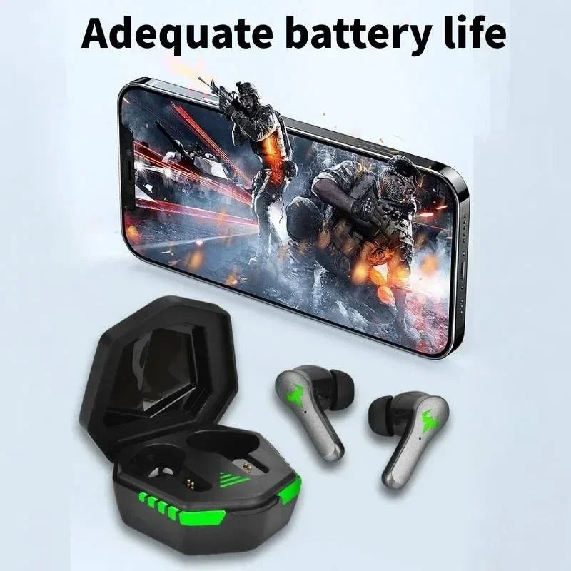 N35 Wireless Bluetooth 5.2 Headphones Noise Reduction Touch Control Earbuds Gaming Headset Music HD Calling Earphone with Mic
