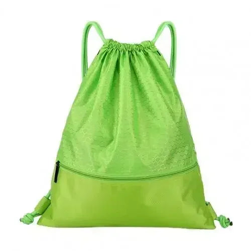 Sport 5 Color Drawstring Pocket Simple Backpack Men's and Women's Fitness Backpack Lightweight Basketball Bag Oxford Zipper Bags