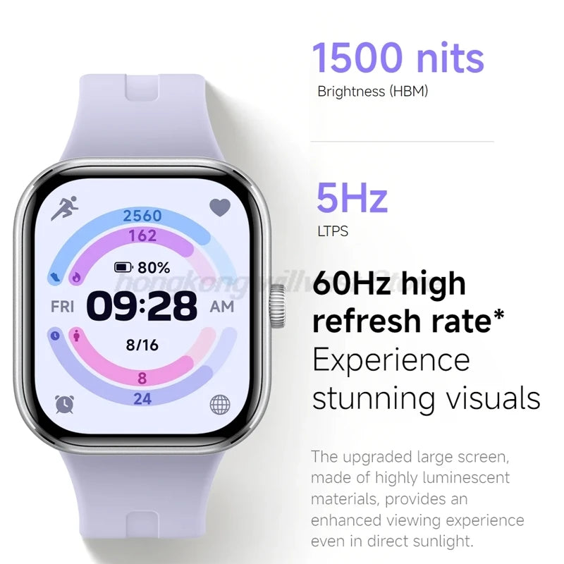 Global Version Xiaomi Redmi Watch 5 Smartwatch Bluetooth Phone Call 2.07'' Display 550mAh Battery Health Monitoring Sports Mode