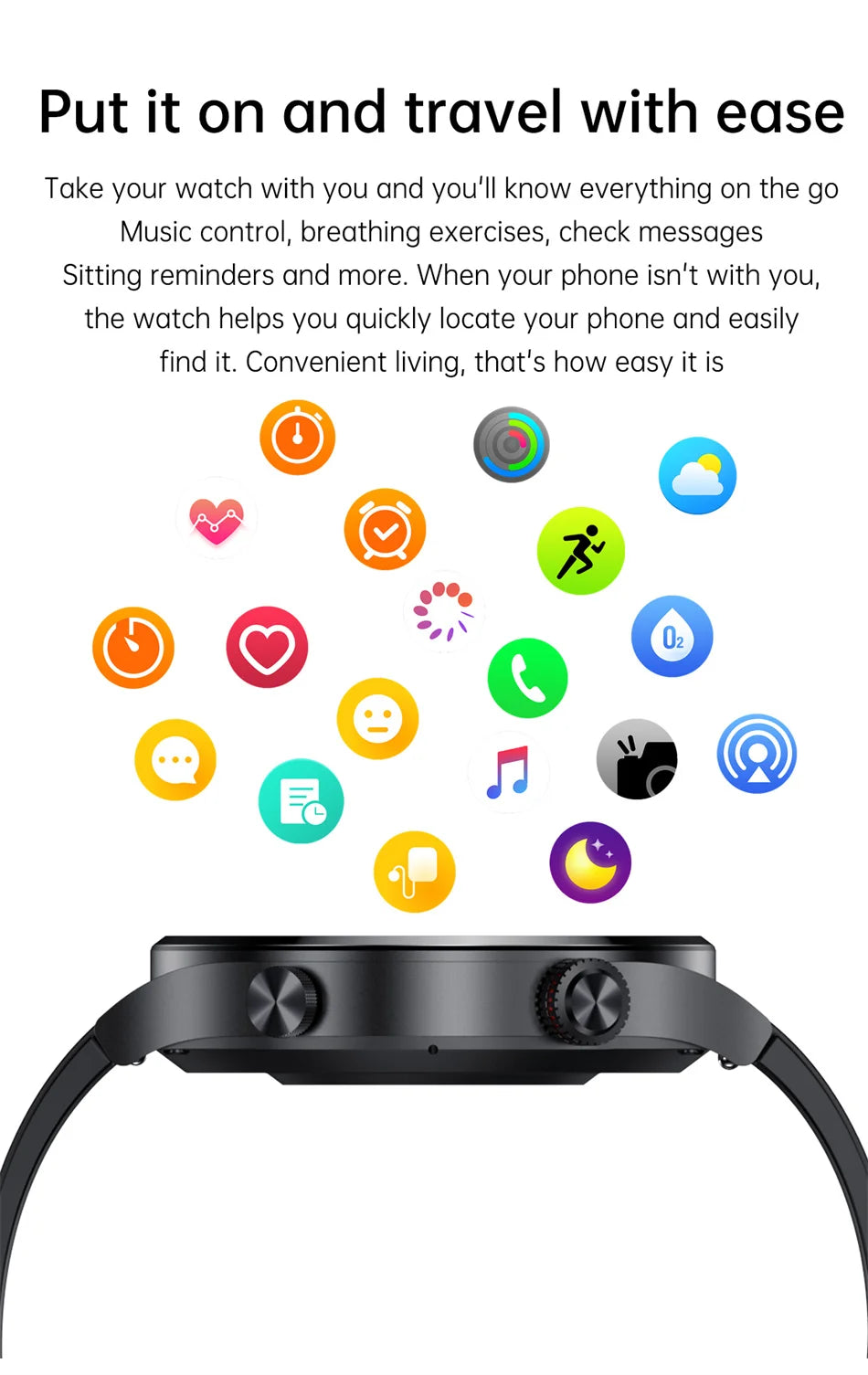 2025 New NFC Smart Watch Men AMOLED 390*390 HD Screen GPS Sports Heart Rate Bluetooth Call Business Man SmartWatch For Android