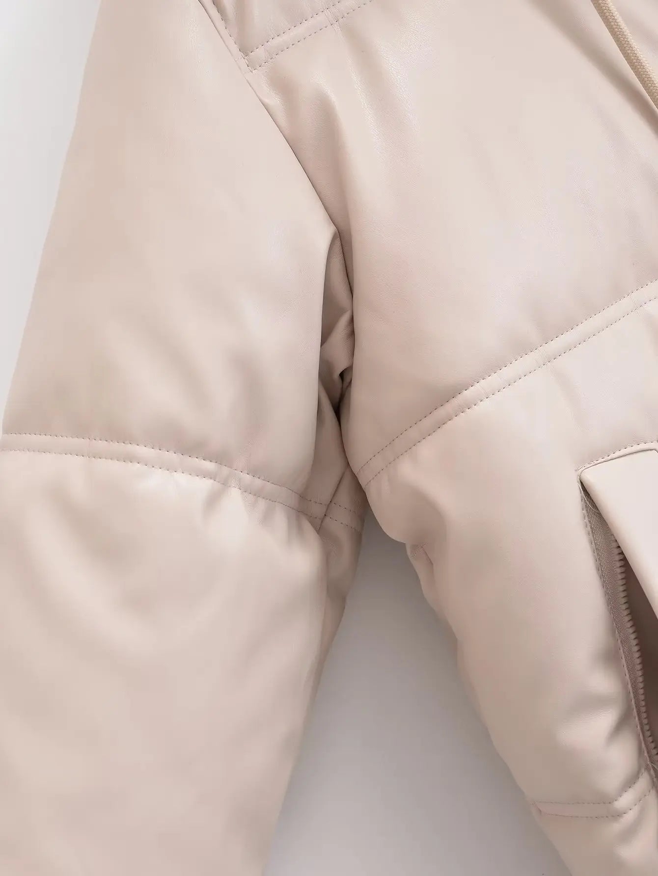 Winter Women's Cold Coat Winter Jackets for Women Warm Leather PU Parkas