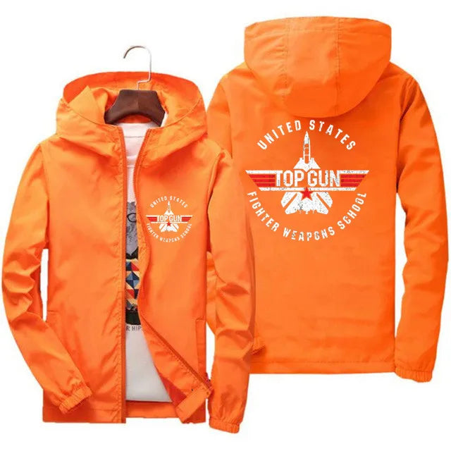 Mens Pilot Hoodies: Slim Fit Zipper | Hooded Jacket | Mens Aviator Jacket