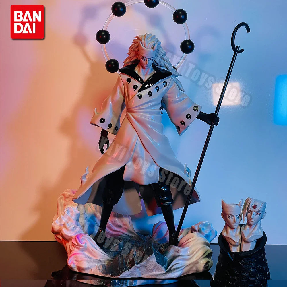 Naruto Shippuden GK Anime Figure  Six Paths Model Uchiha Madara  Action Figure 28cm PVC Statue Collectible Kids Toys Gifts