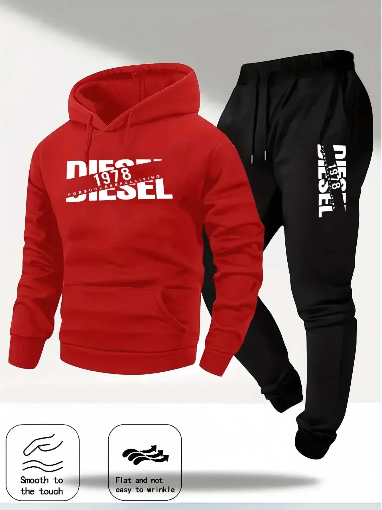Autumn and winter new hooded sweatshirt sportswear fashion sports hooded sweatshirt casual sweatshirt and pants two in one