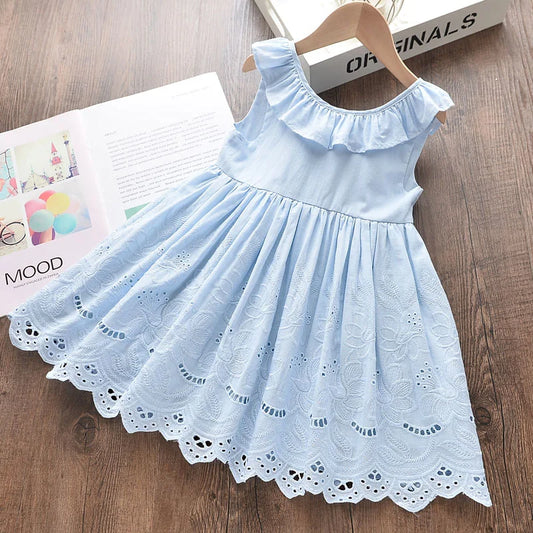 Girls Elegant Dresses Kids Party Costumes Girl Floral