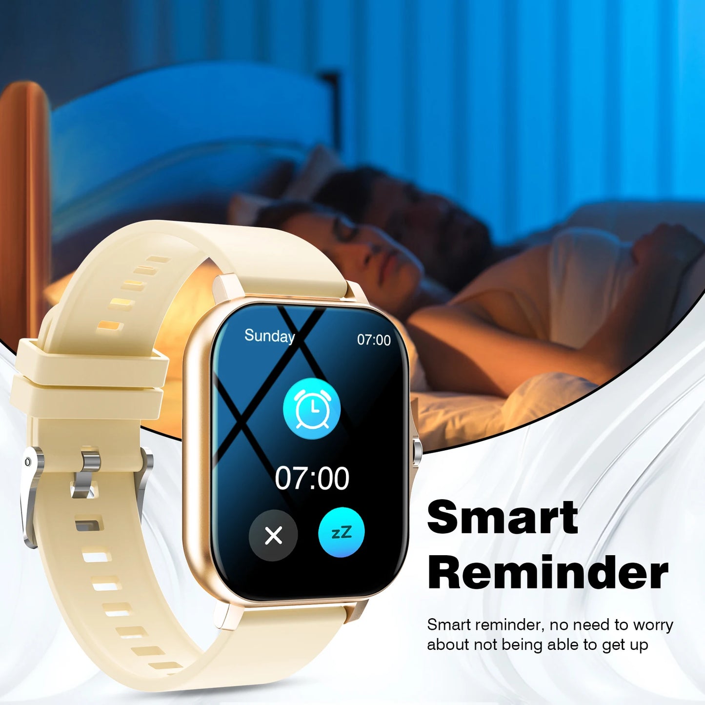Sports Smart Watch Wireless Call Information Reminder Multifunctional Sports Watch For Men And Women