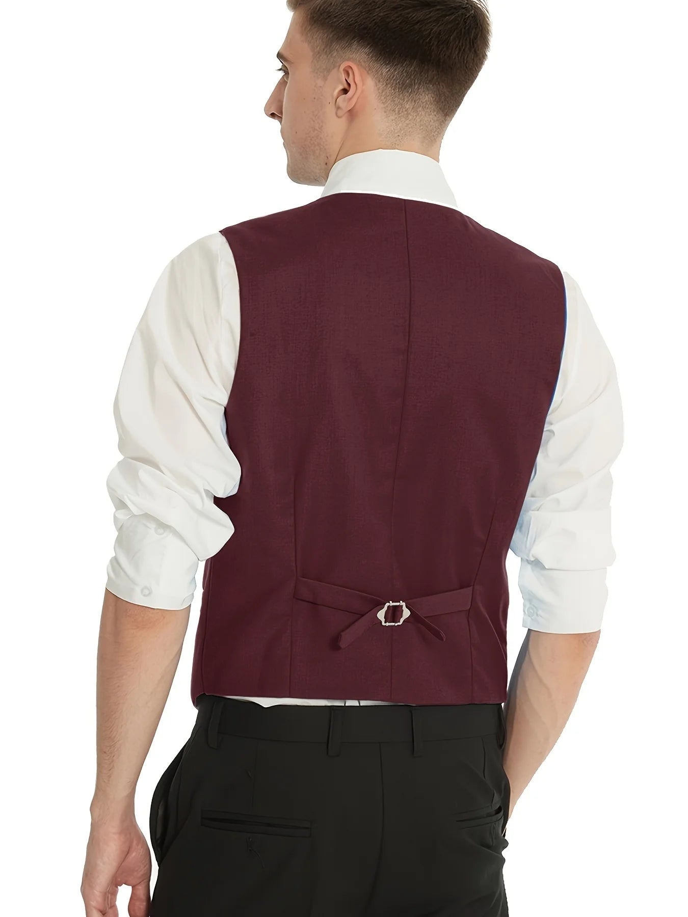 Tuxedo for Mens: Slim Fit Suits for Men 3 Piece Double Breasted Suit Men Wedding