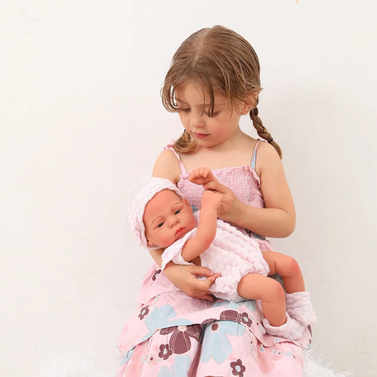 15.75inch 40cm Reborn Dolls Baby  Dolls Toys Girl Lifelike Reborn Dolls Full Body Vinyl Girl Doll Bebe Doll Toy Birthday Gift