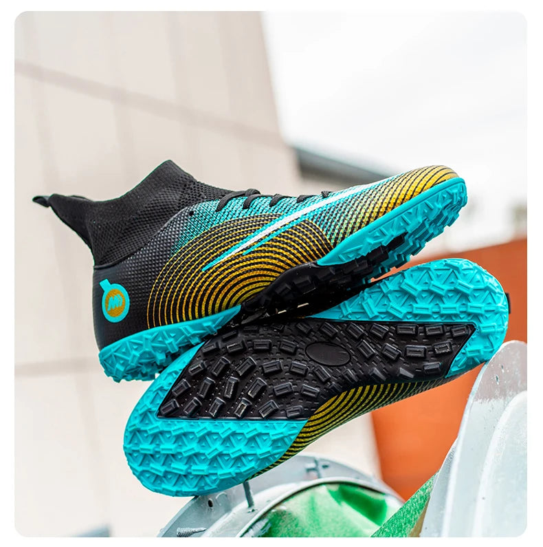 Soccer Shoes Society TF/FG Athletic Shoe Cleats Football Man Genuine Soccer Shoe